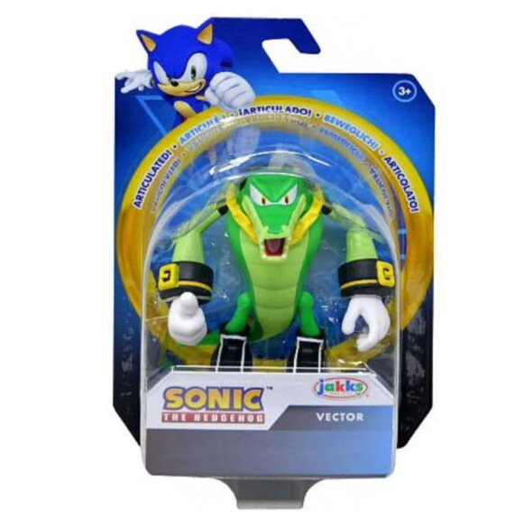 NEW Sonic The Hedgehog VECTOR 2.5" Articulated Action Figure Jakks Pacific - Picture 1 of 2